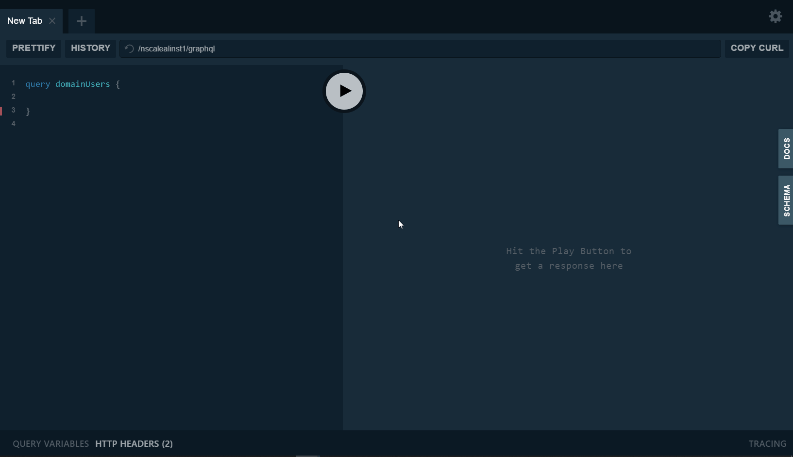 graphql AllDomainUsers
